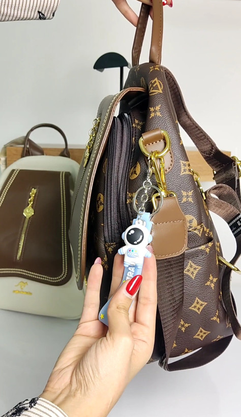 کوله پشتی چرم وارداتی کانگرو کد 3500