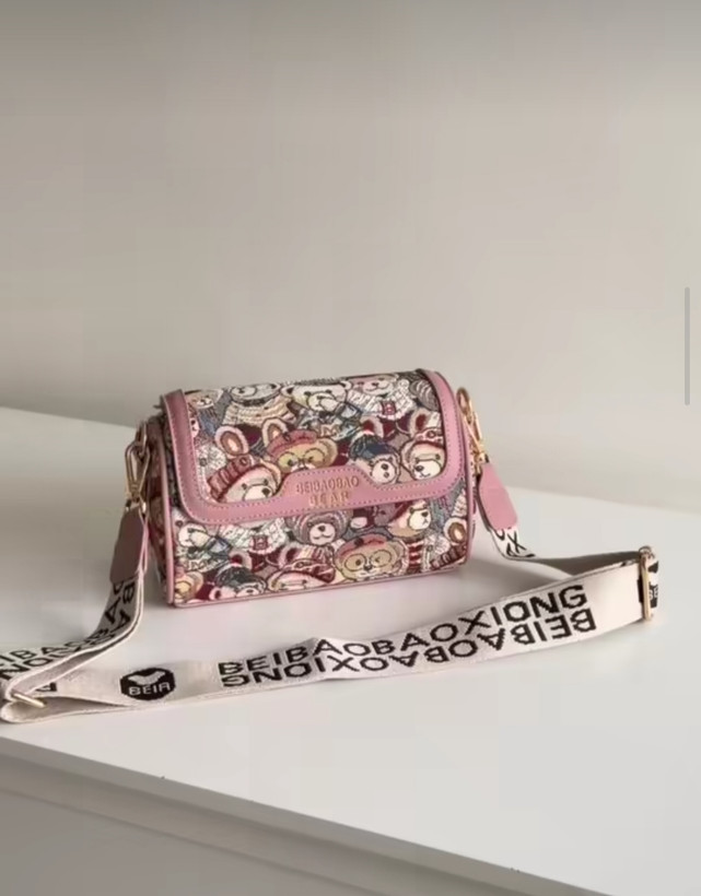 کیف تدی دخترانه وارداتی مدل Bear کد6908